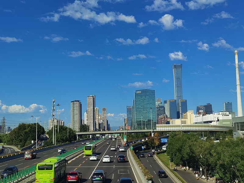 The Central Business District area of Beijing, September 14, 2026. /CFP