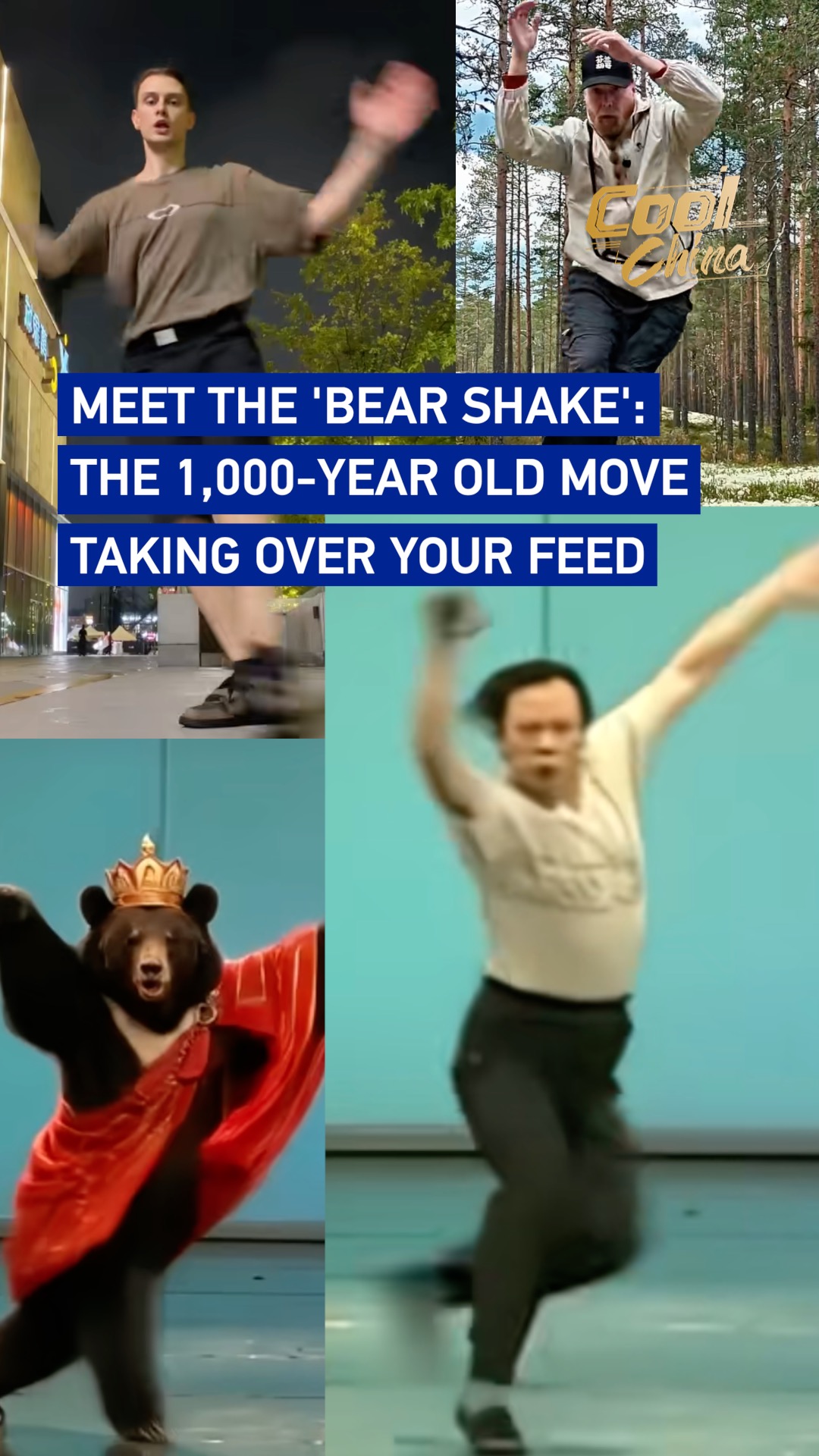Meet the 'bear shake': the 1,000-year old move taking over your feed