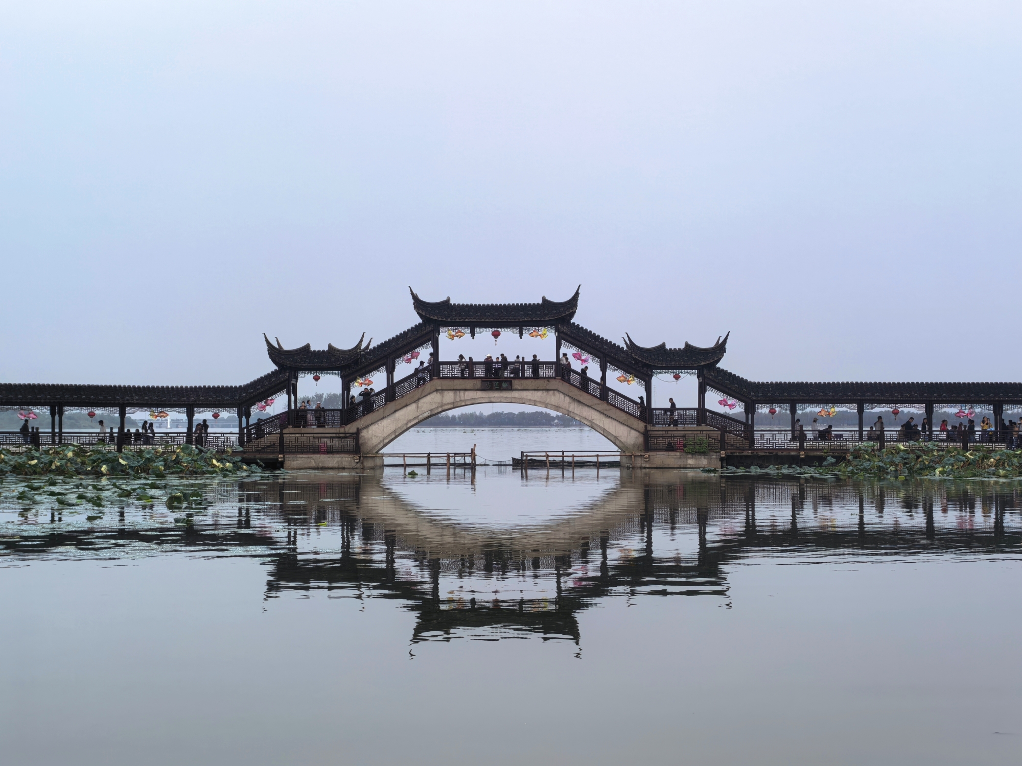 A view of Jinxi Ancient Town is seen in Kunshan, east China's Jiangsu Province on October 4, 2026. /CGTN