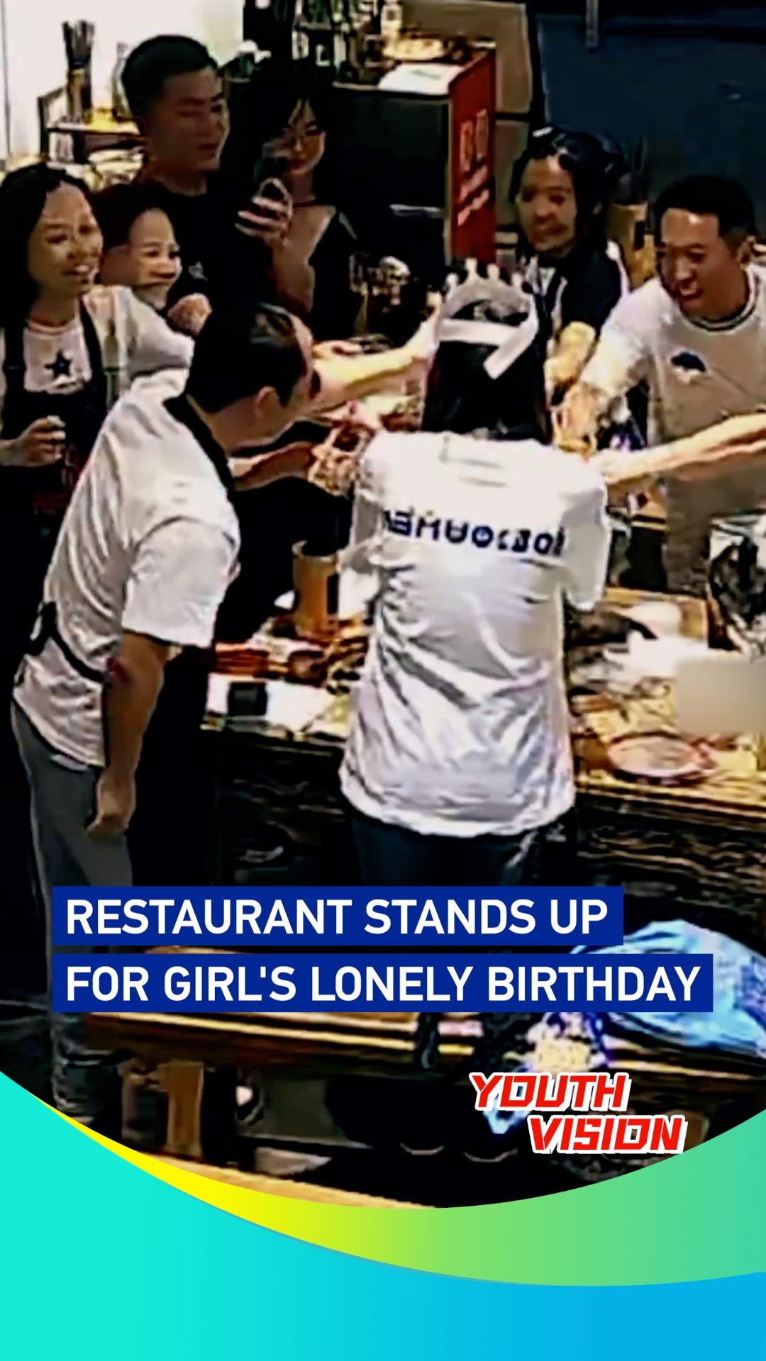 Restaurant stands up for girl's lonely birthday