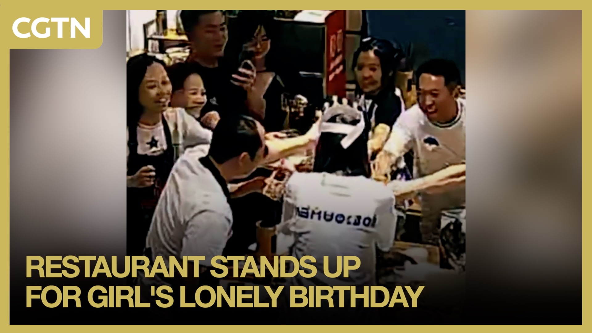 Restaurant stands up for girl's lonely birthday