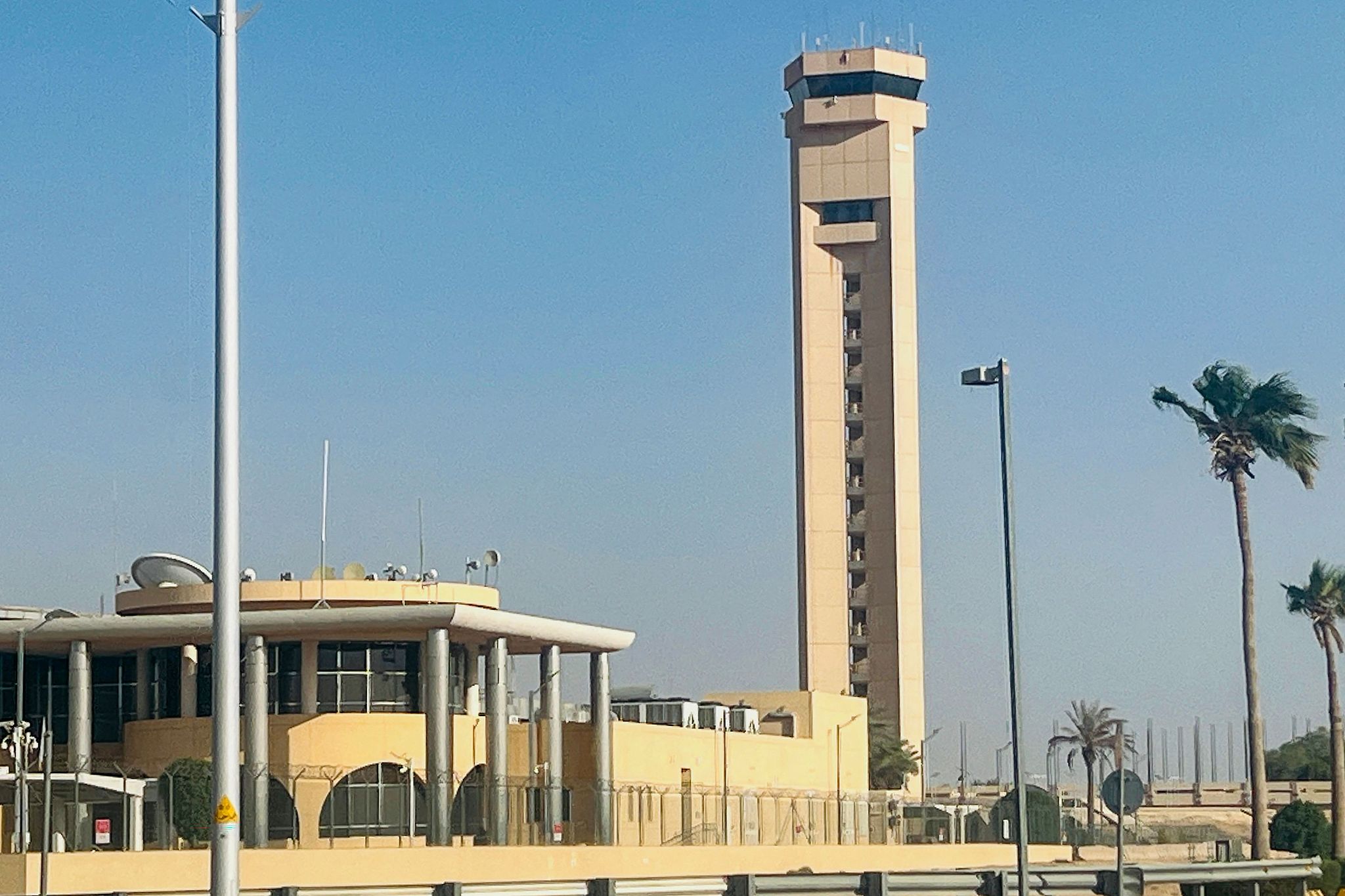 An air traffic control tower is seen at King Khalid International Airport in Riyadh, Saudi Arabia, September 19, 2026. /VCG