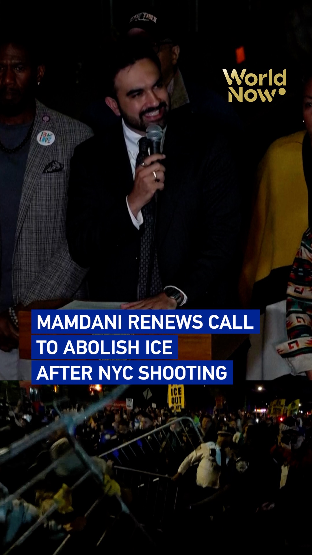 Mamdani renews call to abolish ICE after NYC shooting