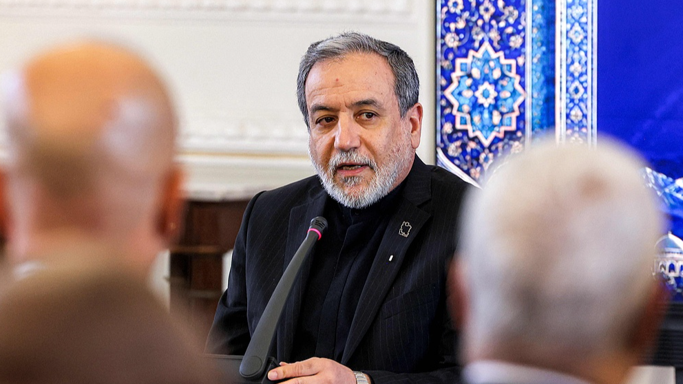 Iran's Foreign Minister Seyed Abbas Araghchi speaks during a briefing in Tehran, Iran, October 4, 2026. /VCG