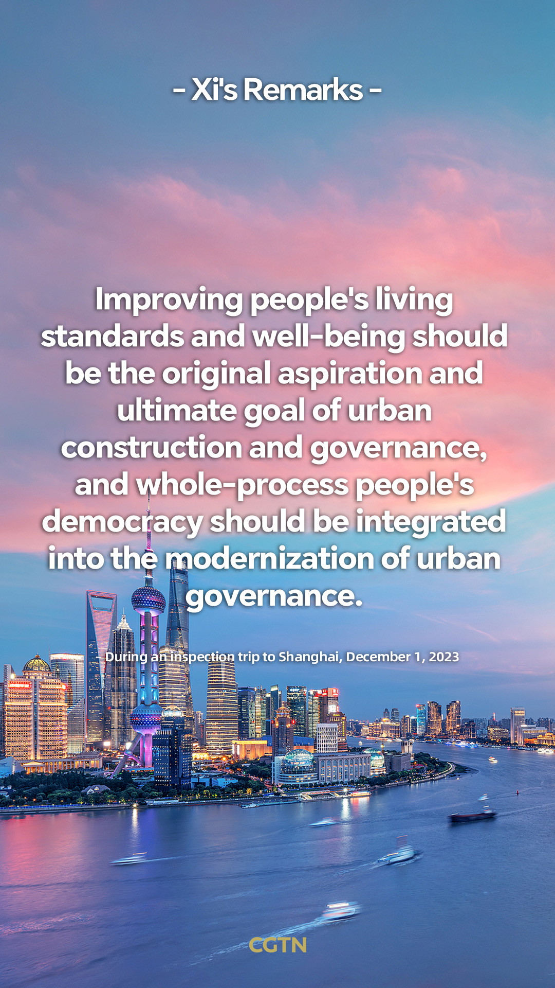 Xi Jinping's key remarks on city governance
