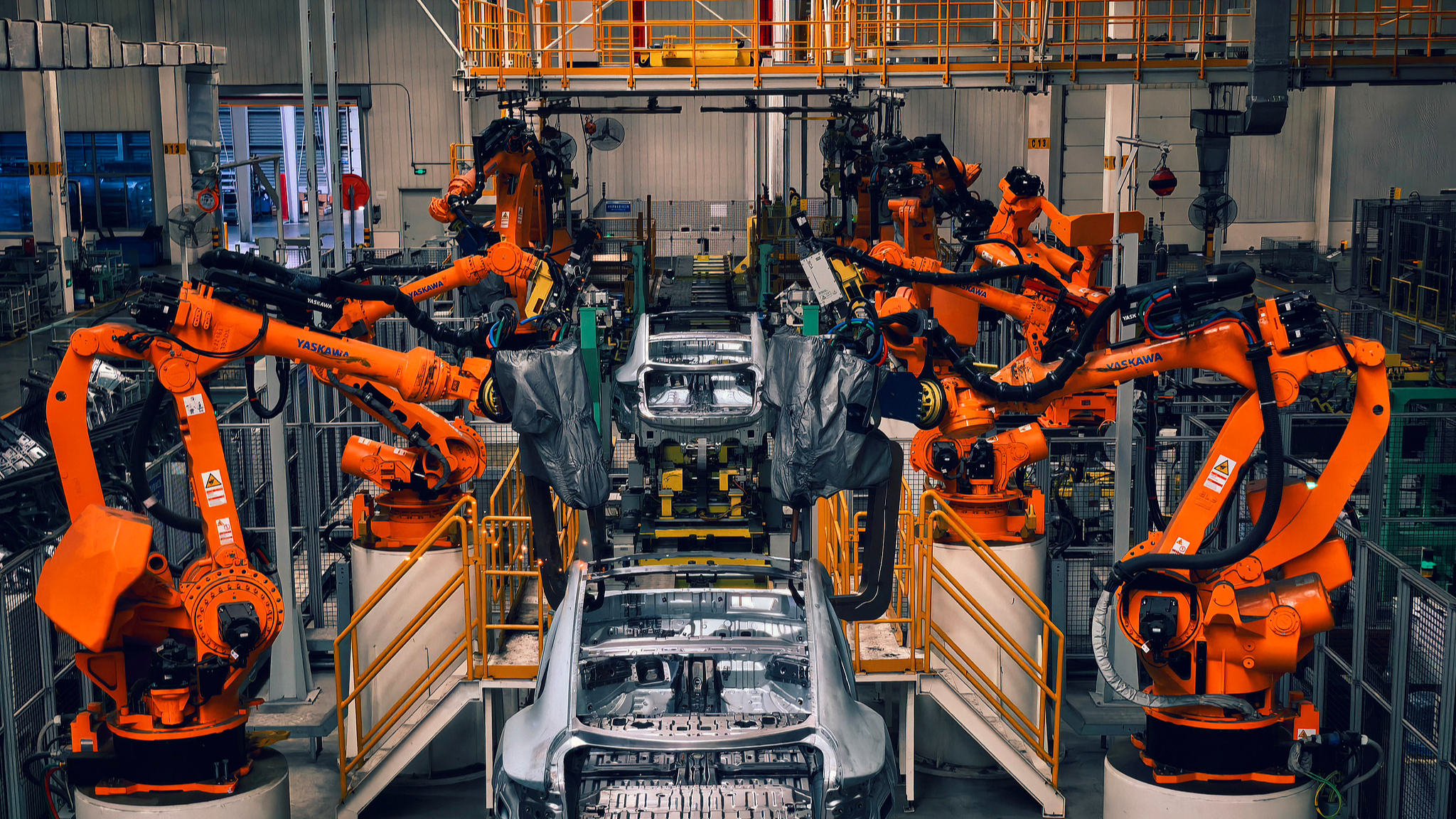 A view of a new energy vehicle (NEV) factory in Nanchang, east China's Jiangxi Province, September 10, 2026. /VCG