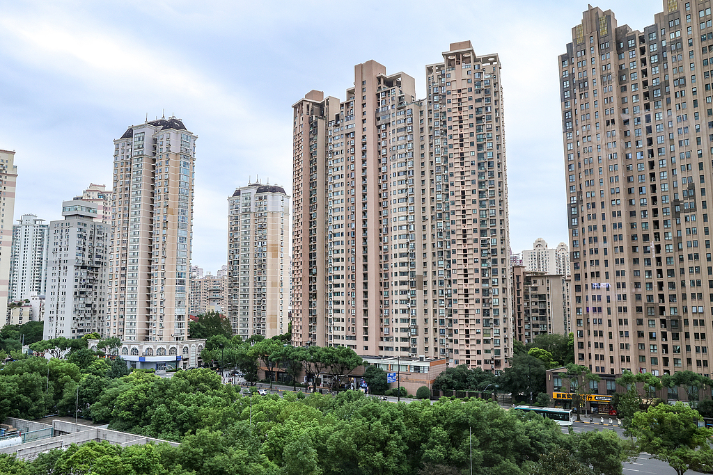 A completed housing project in Huangpu District, Shanghai, Sept. 29, 2026. /VCG