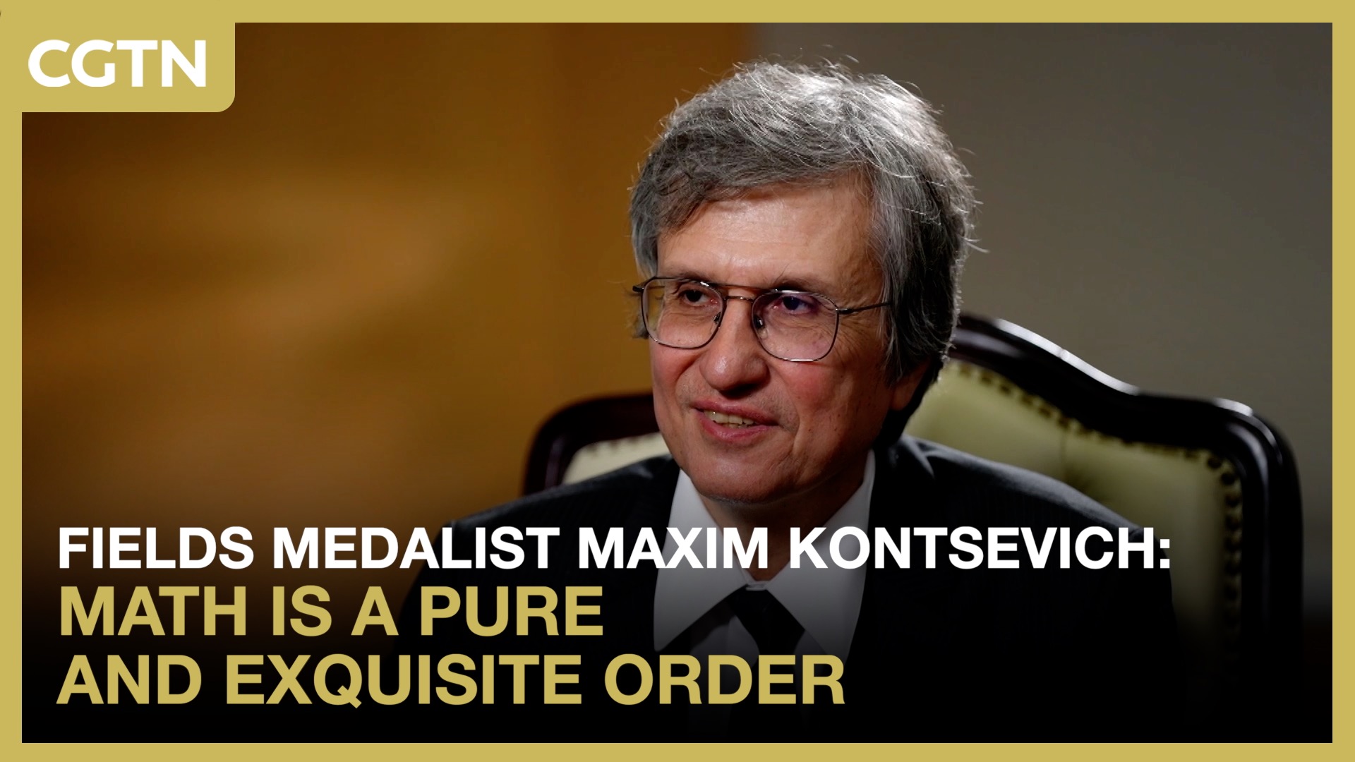 Fields medalist Maxim Kontsevich: math is a pure and exquisite order