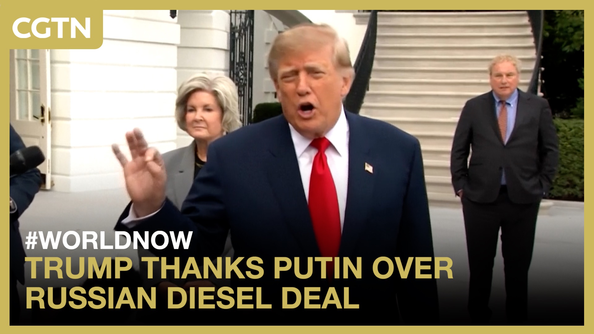 Trump thanks Putin over Russian diesel deal