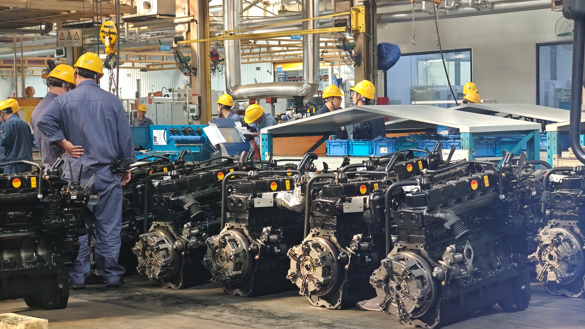 Tractors built in Luoyang. /CGTN