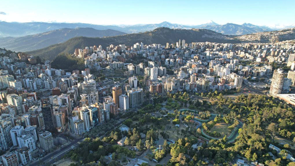 An aerial view of Quito, Ecuador's capital, August 12, 2026. /Xinhua