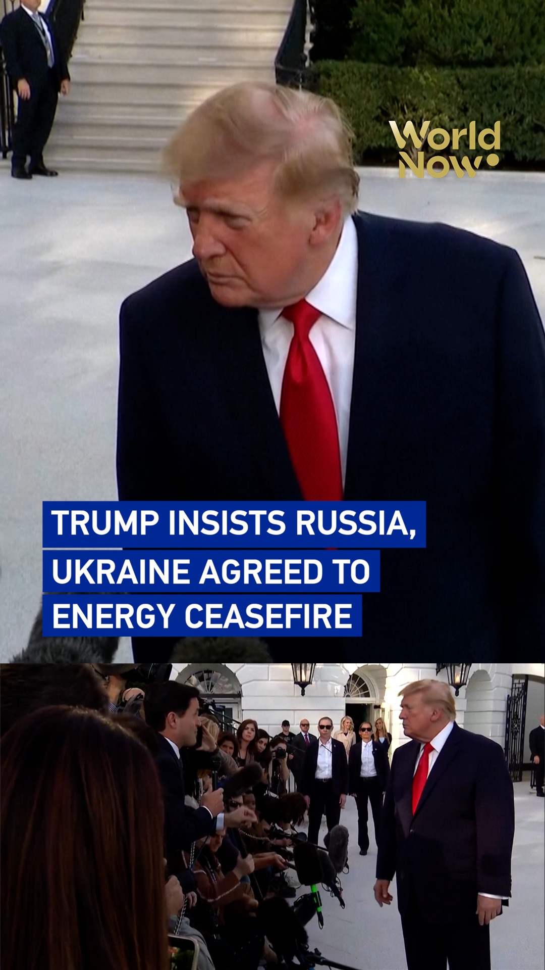 Trump insists Russia, Ukraine agreed to energy ceasefire