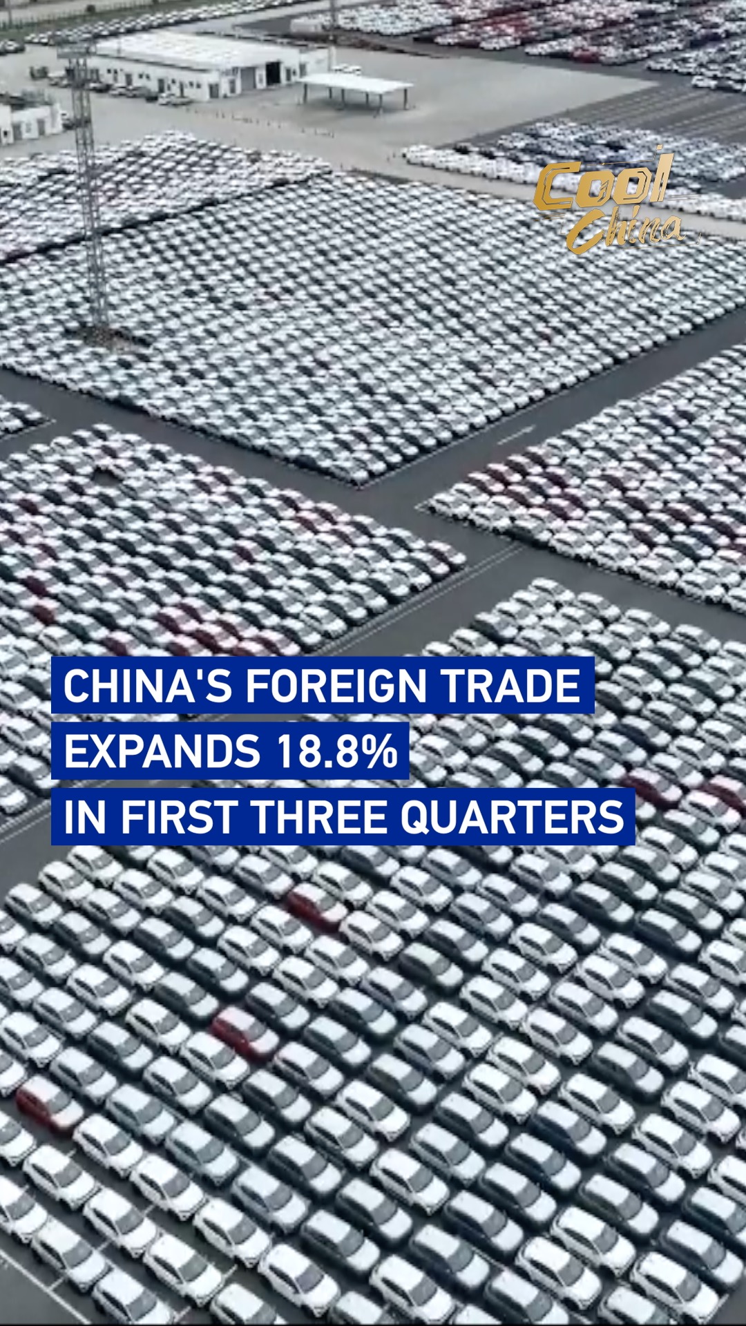 China's foreign trade expands by 18.8% in first three quarters
