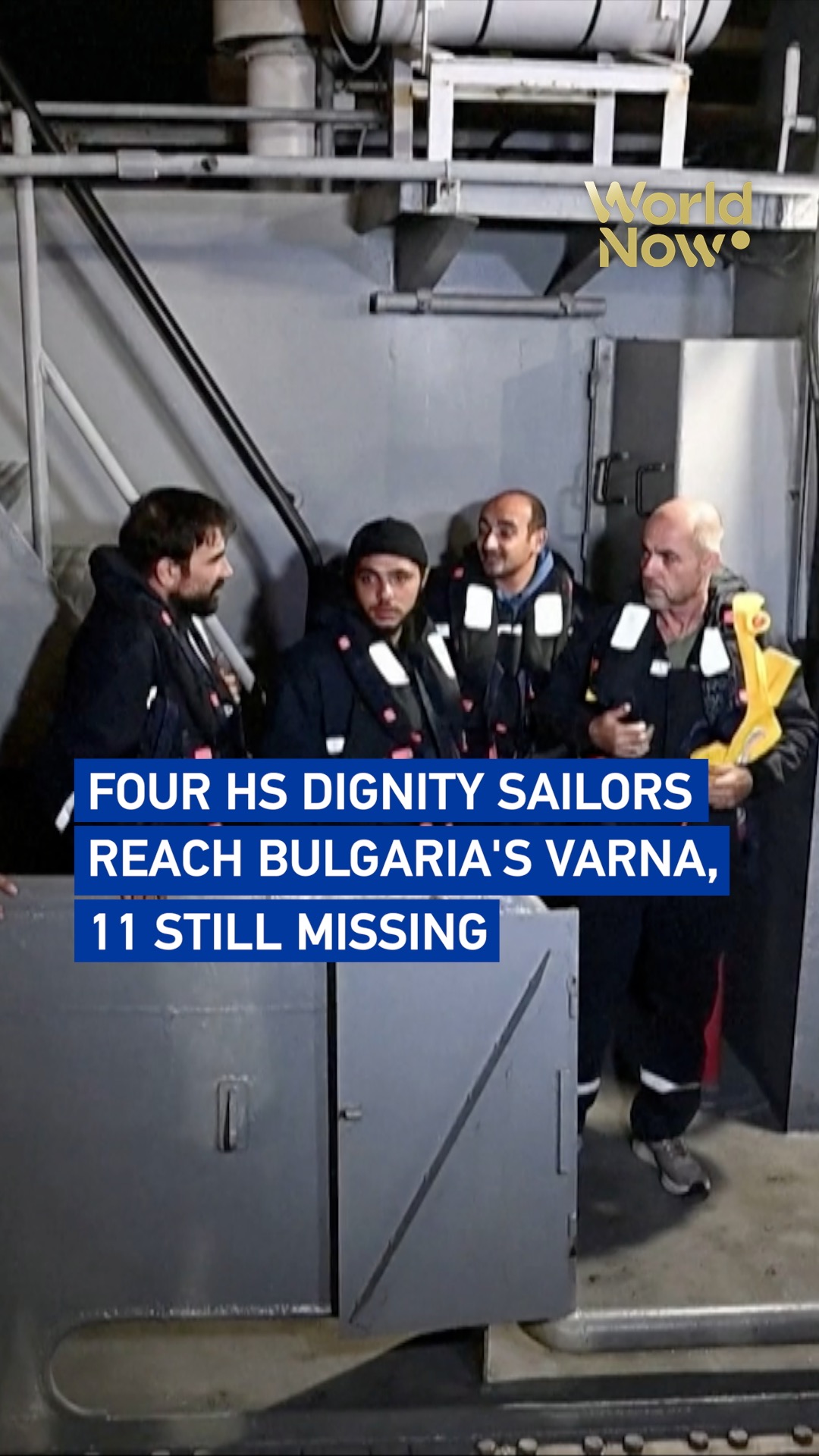 Four HS Dignity sailors reach Bulgaria's Varna, 11 still missing