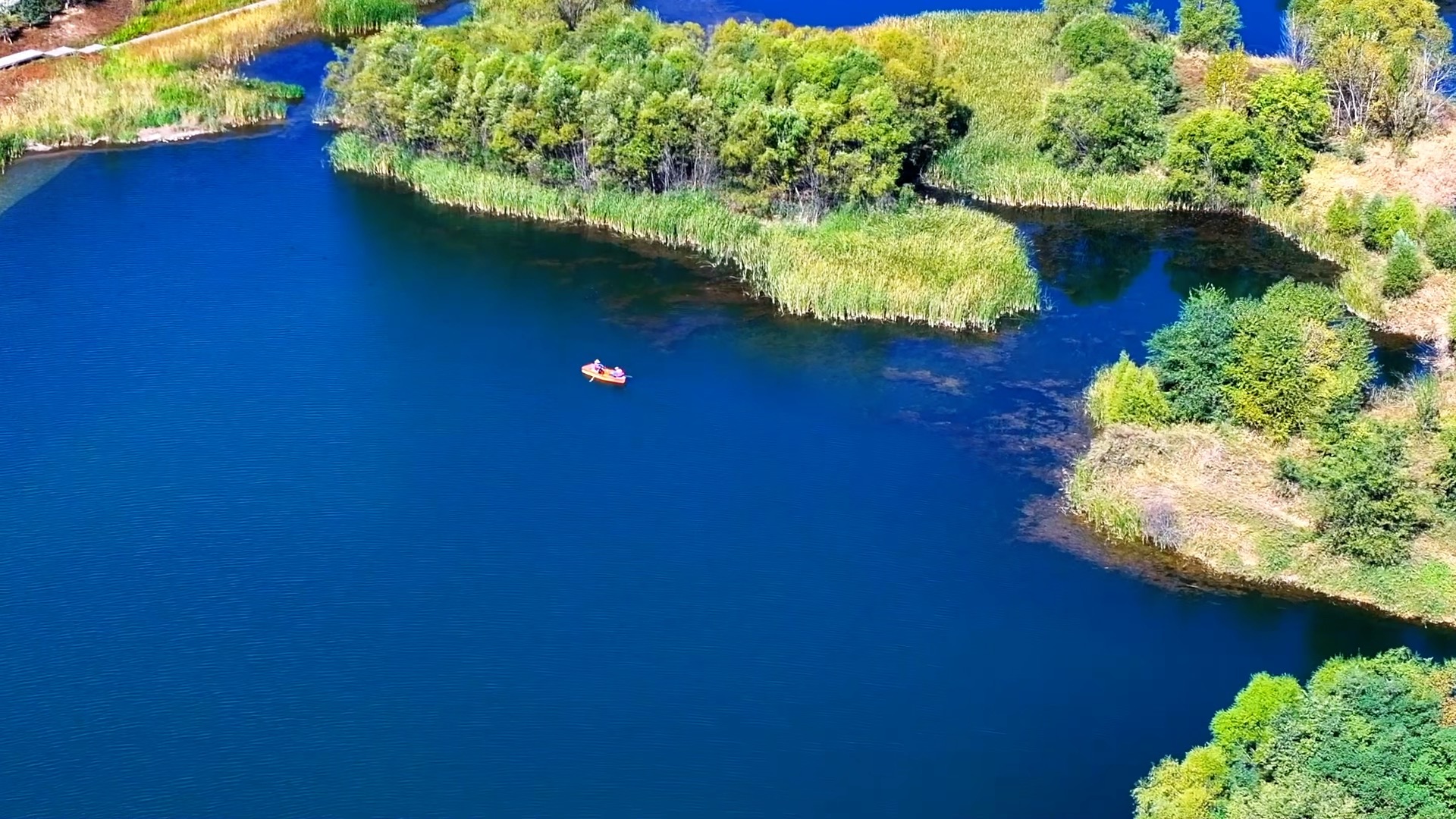 The Fenhe River in Taiyuan City, Shanxi Province, northern China, October 12, 2026. / CGTN