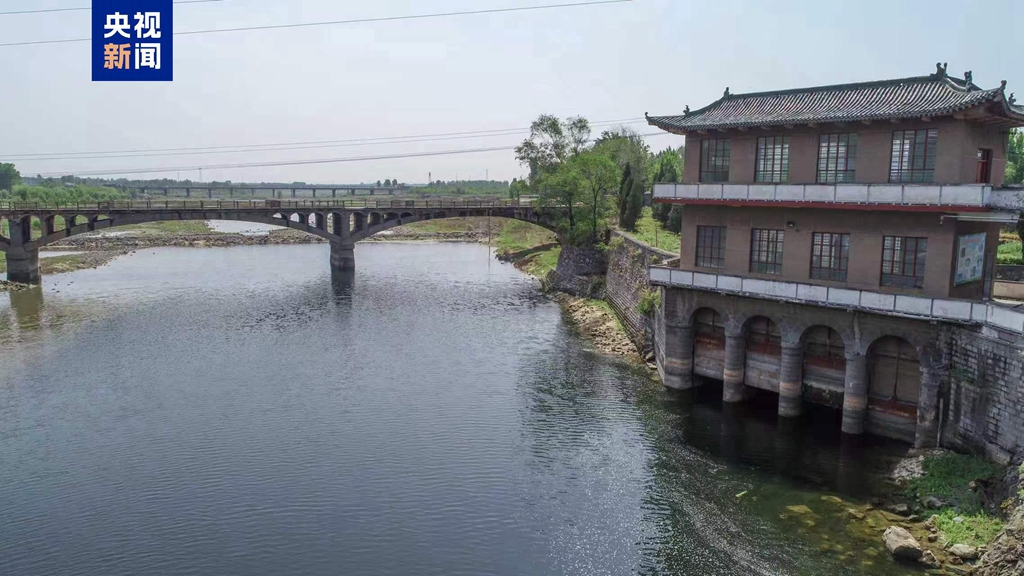 The headworks of the Guangli Canal. /CMG