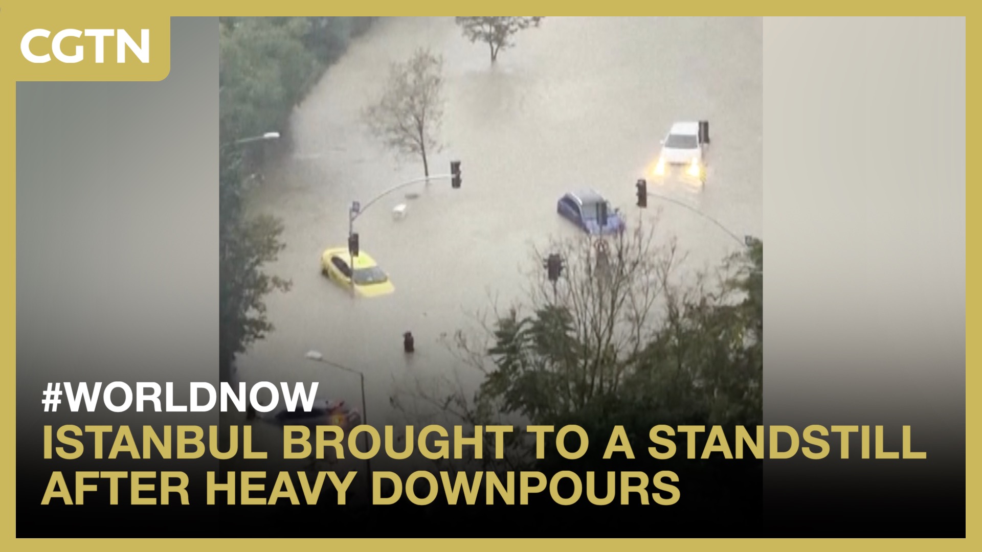 Istanbul brought to a standstill after heavy downpours
