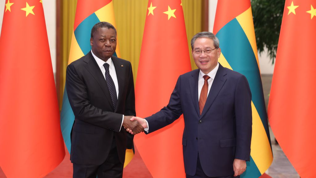 Premier Li holds talks with president of Council of Togolese Republic