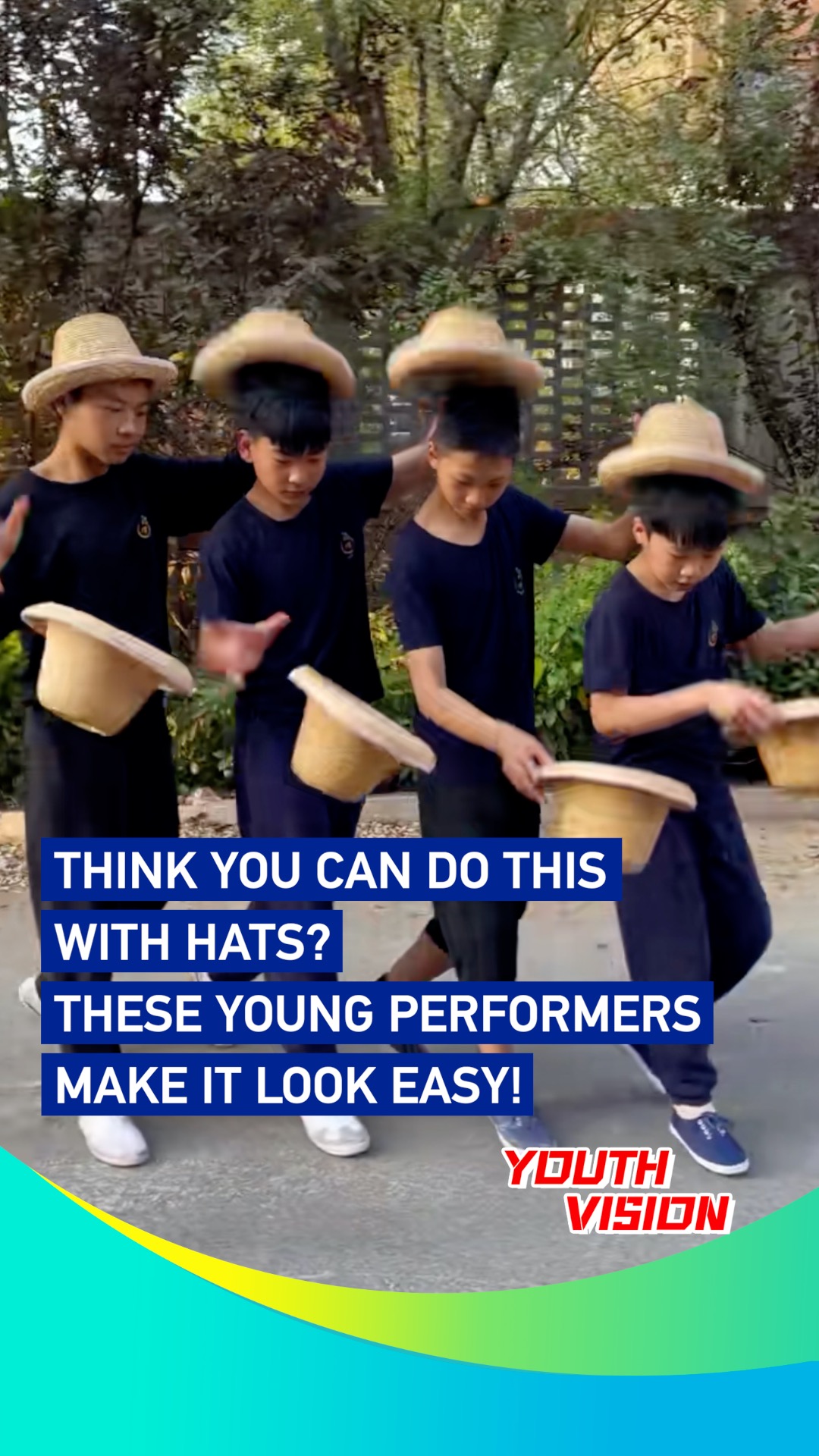 Can you do this with hats? These young performers make it look easy!