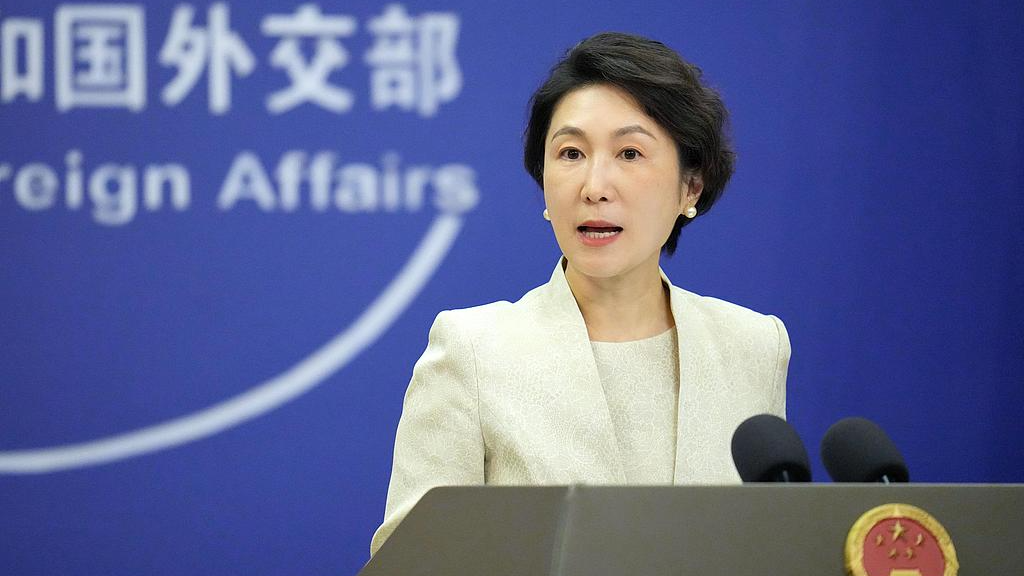 A file photo of Chinese Foreign Ministry spokesperson Mao Ning. /VCG