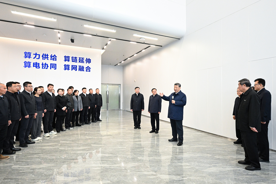 Chinese President Xi Jinping visits Chahar High-Tech Development Zone in Ulanqab, north China's Inner Mongolia Autonomous Region, China, October 16, 2026. /Xinhua