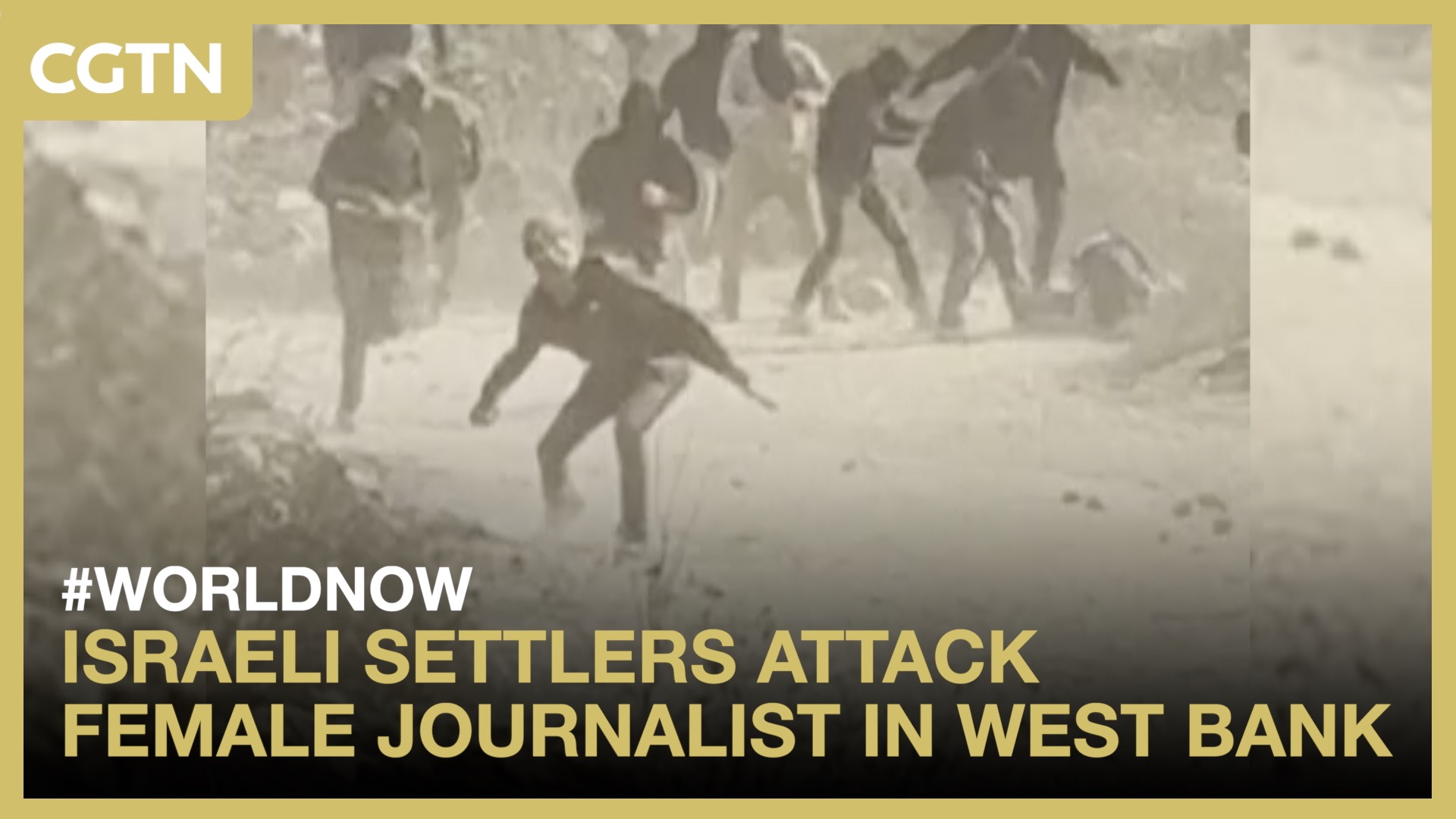 Israeli settlers attack female journalist in West Bank