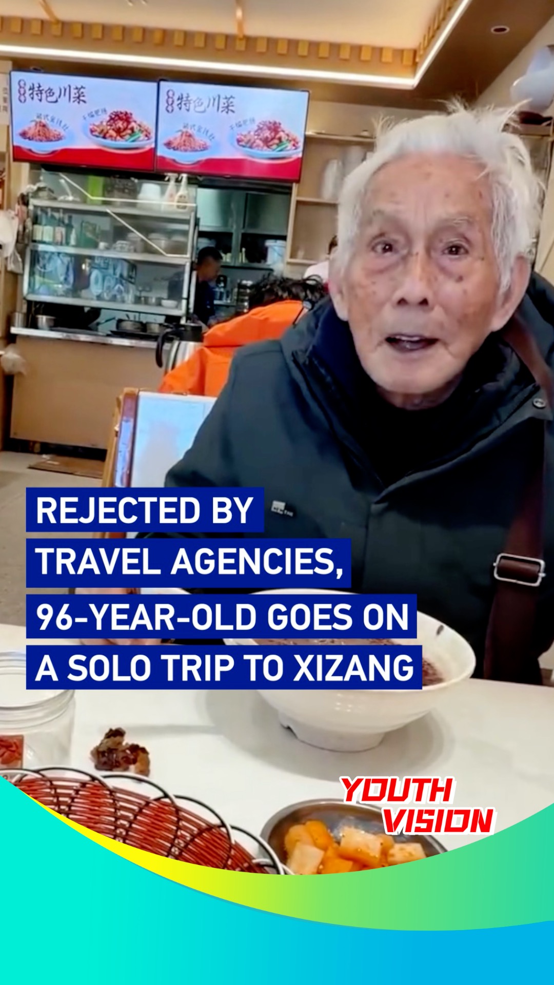 Rejected by travel agencies, 96-year-old backpacks to Xizang