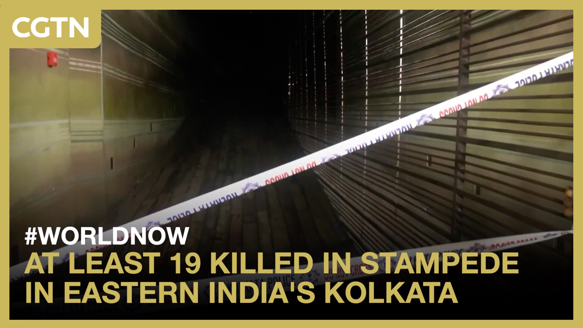 At least 19 killed in stampede in eastern India's Kolkata