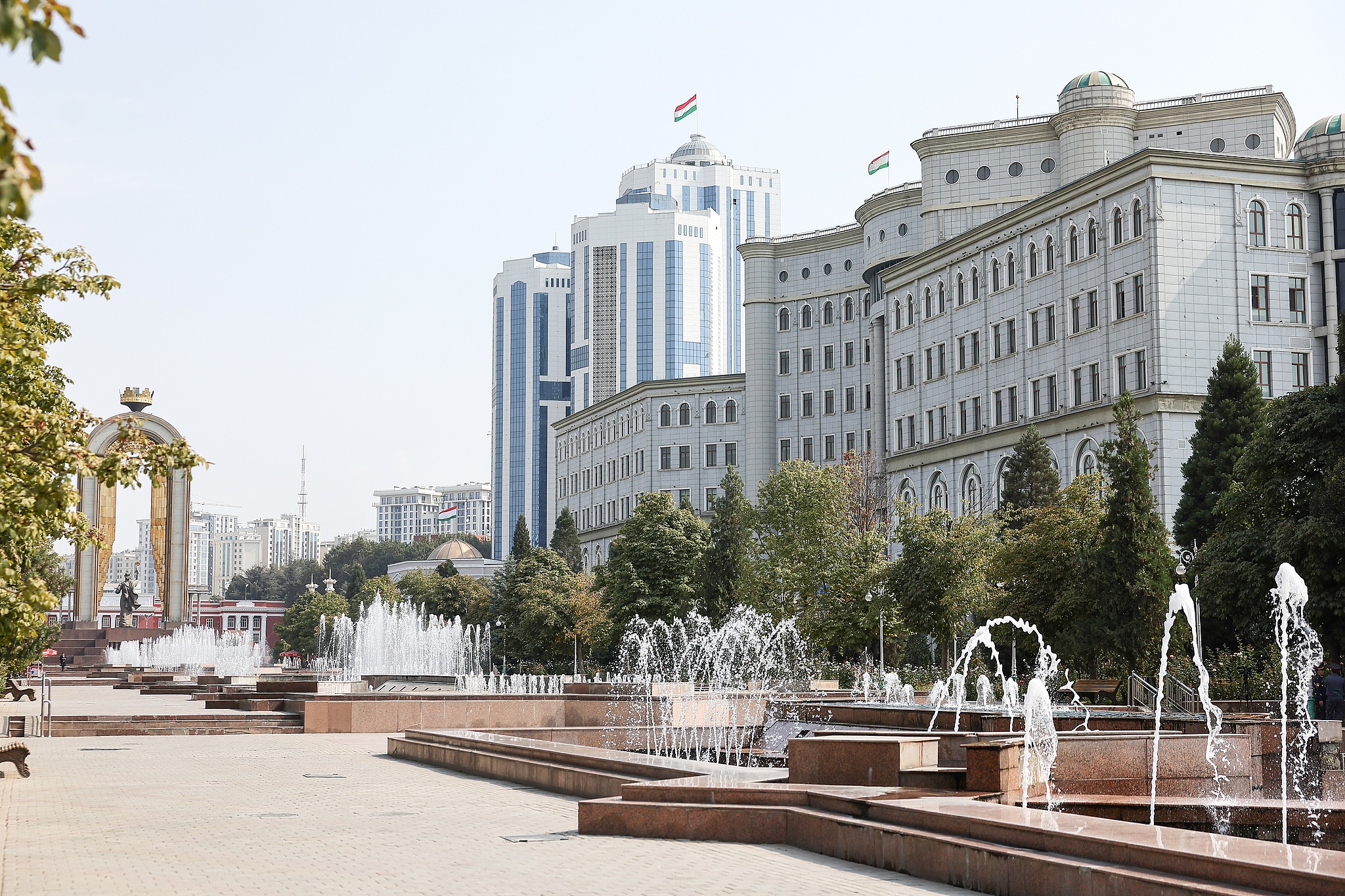 A city view of Dushanbe, the capital of Tajikistan. /VCG
