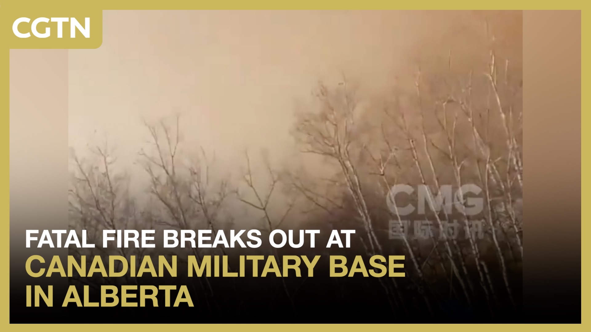 Fatal fire breaks out at Canadian military base in Alberta