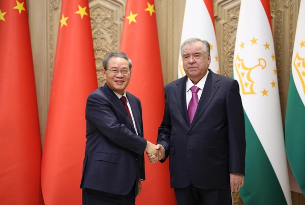 Chinese Premier Li Qiang meets with Tajik President Emomali Rahmon in Dushanbe, Tajikistan, October 19, 2026. /Chinese Foreign Ministry