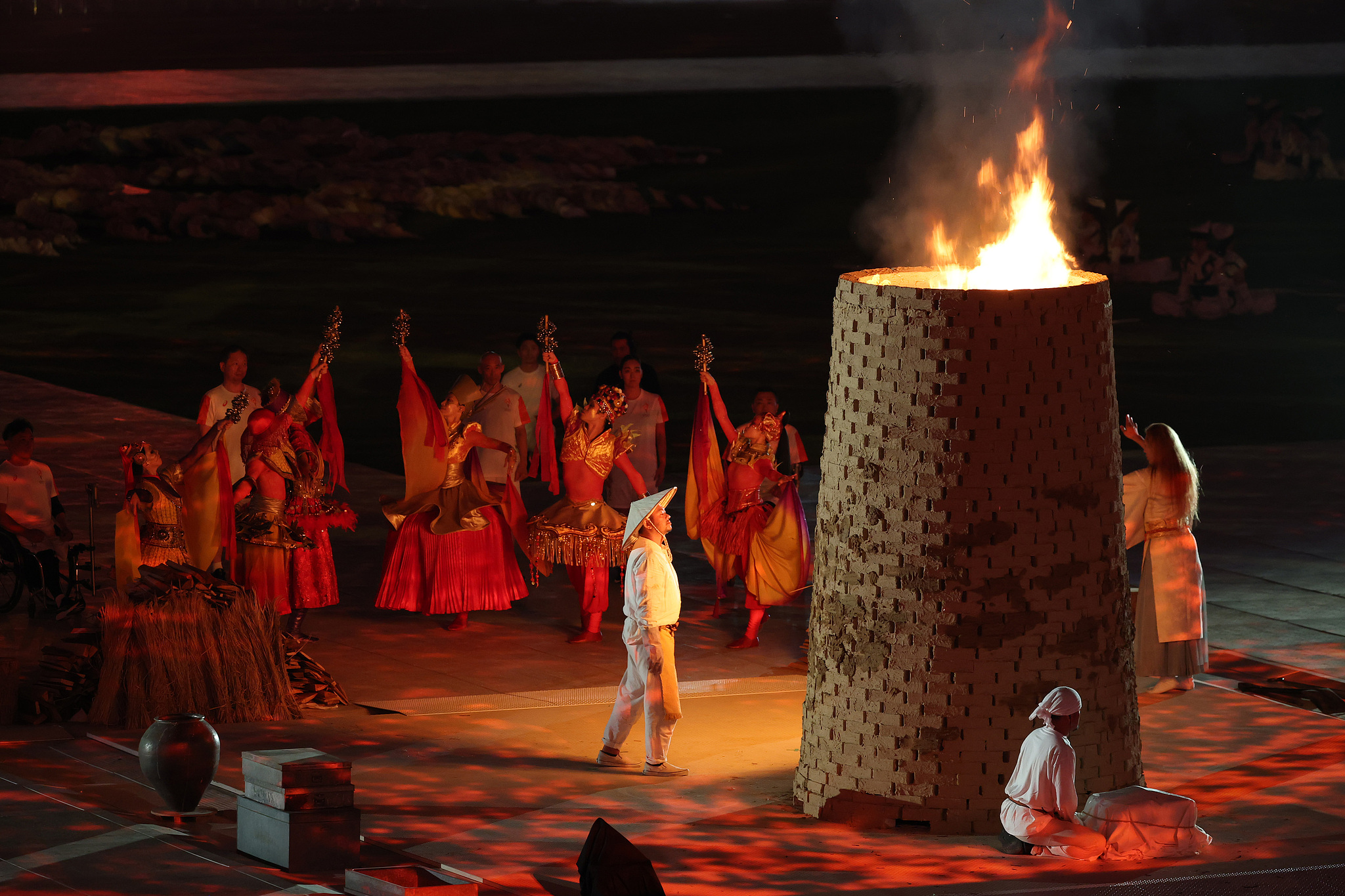 The opening ceremony gets the 2026 Aichi-Nagoya Asian Para Games underway at Nagoya City Mizuho Park Athletic Stadium in Nagoya, Japan, October 18, 2026. /VCG