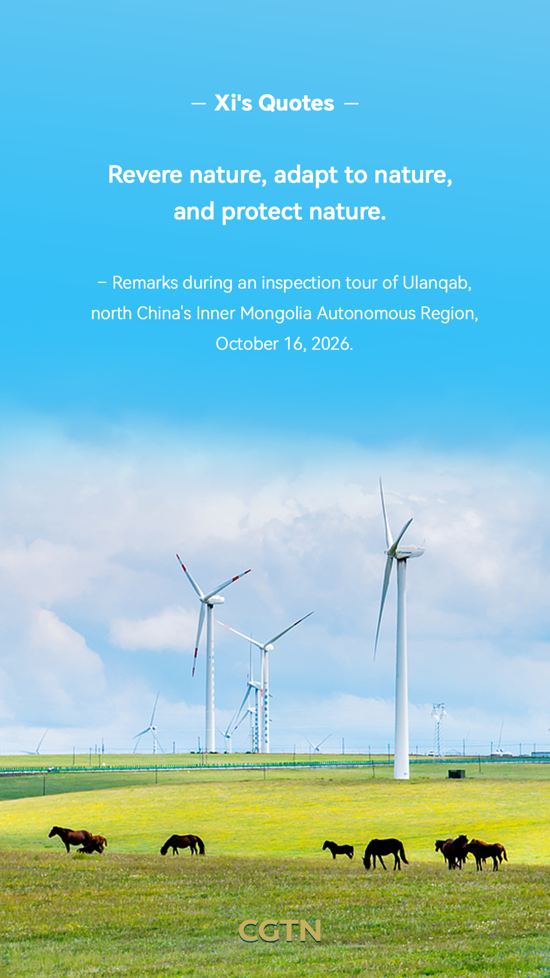 President Xi Jinping's key quotes on ecological protection