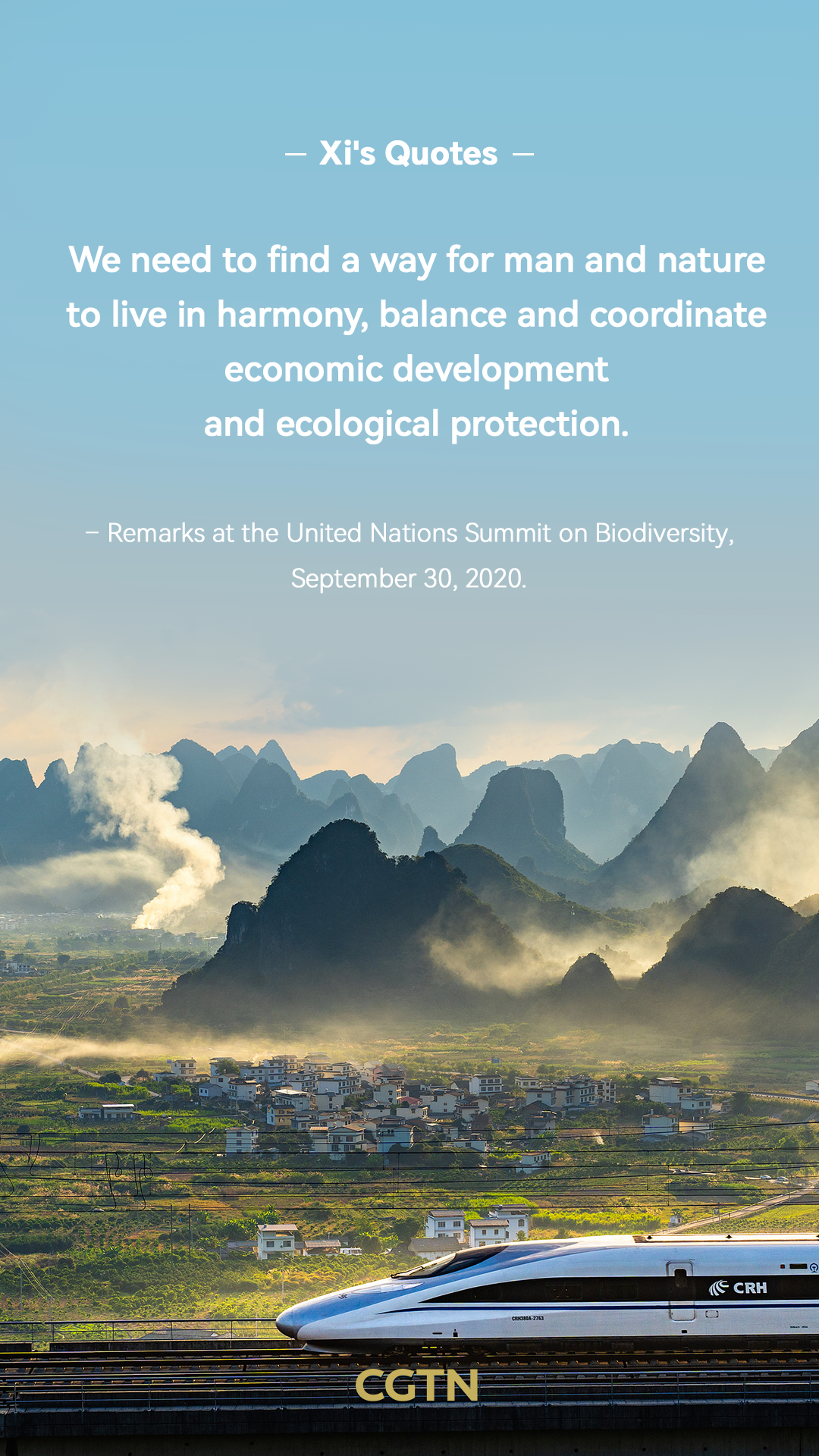 President Xi Jinping's key quotes on ecological protection