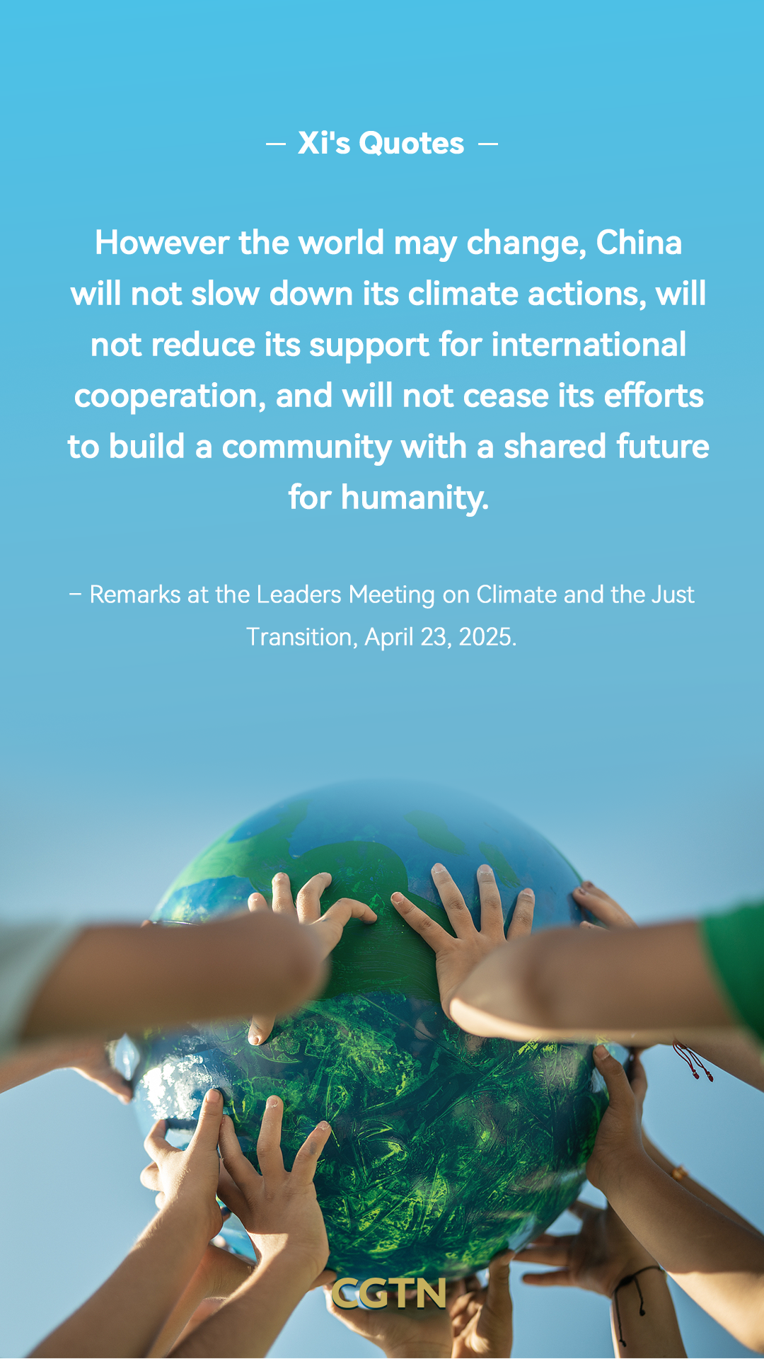 President Xi Jinping's key quotes on ecological protection