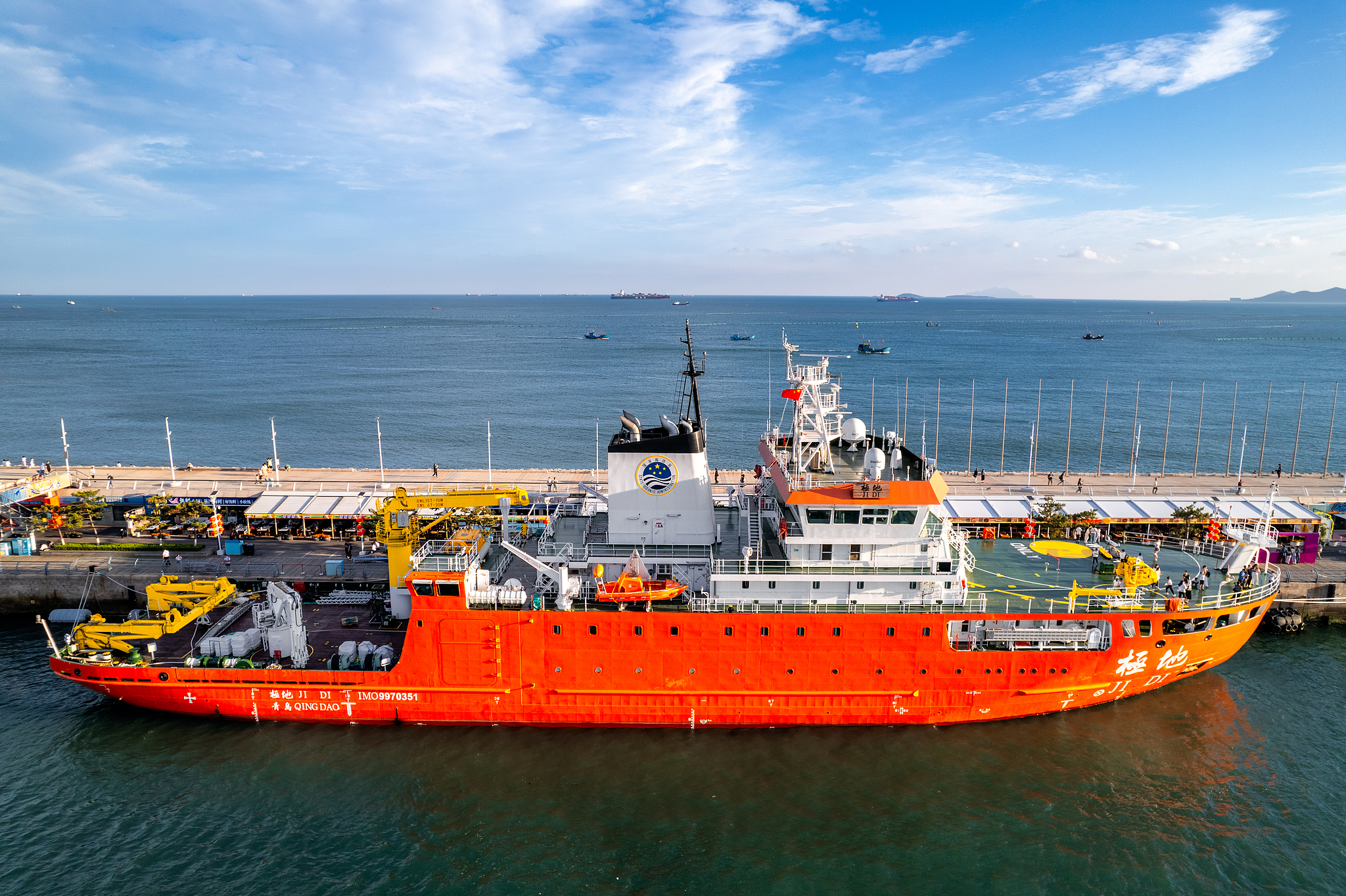 Polar research vessel Jidi in Qingdao, Shandong Province, China, July 4, 2024. /VCG