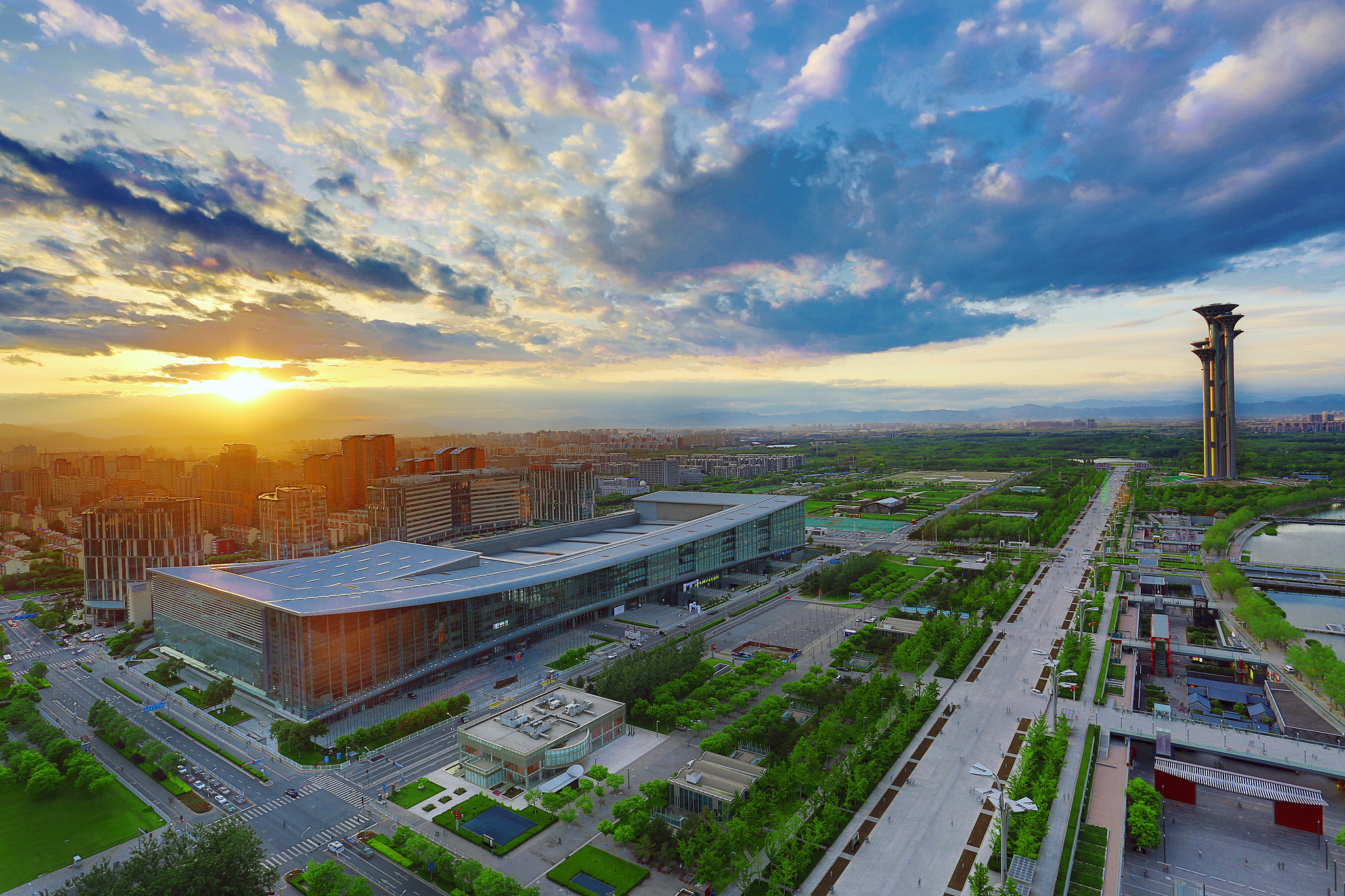 China National Convention Center, venue for the 2026 International Science Council (ISC) Mid-term Members' Meeting and Beijing Science Dialogue, Beijing, China. /VCG
