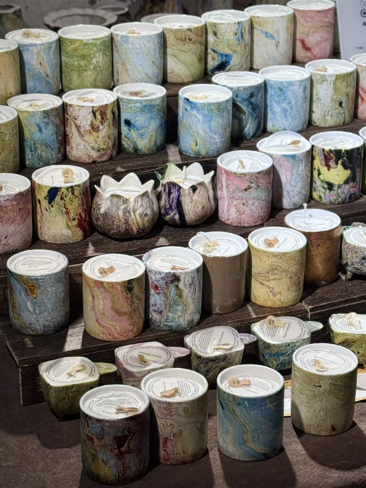 Ceramics designed and made by artists in Taoxichuan, Jingdezhen, east China. /CGTN