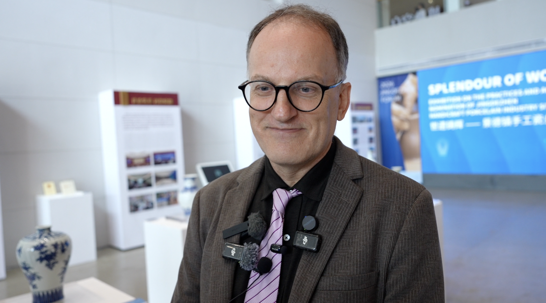 Tim Winter, professor at the National University of Singapore, speaks to CGTN. /CGTN