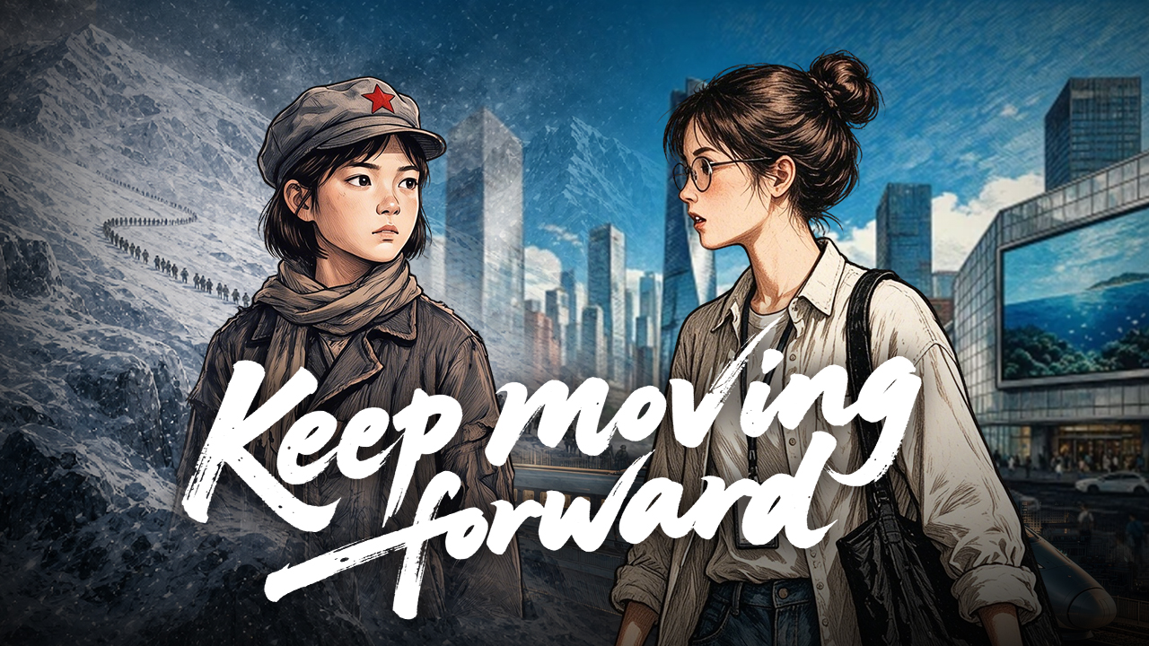 Keep moving forward