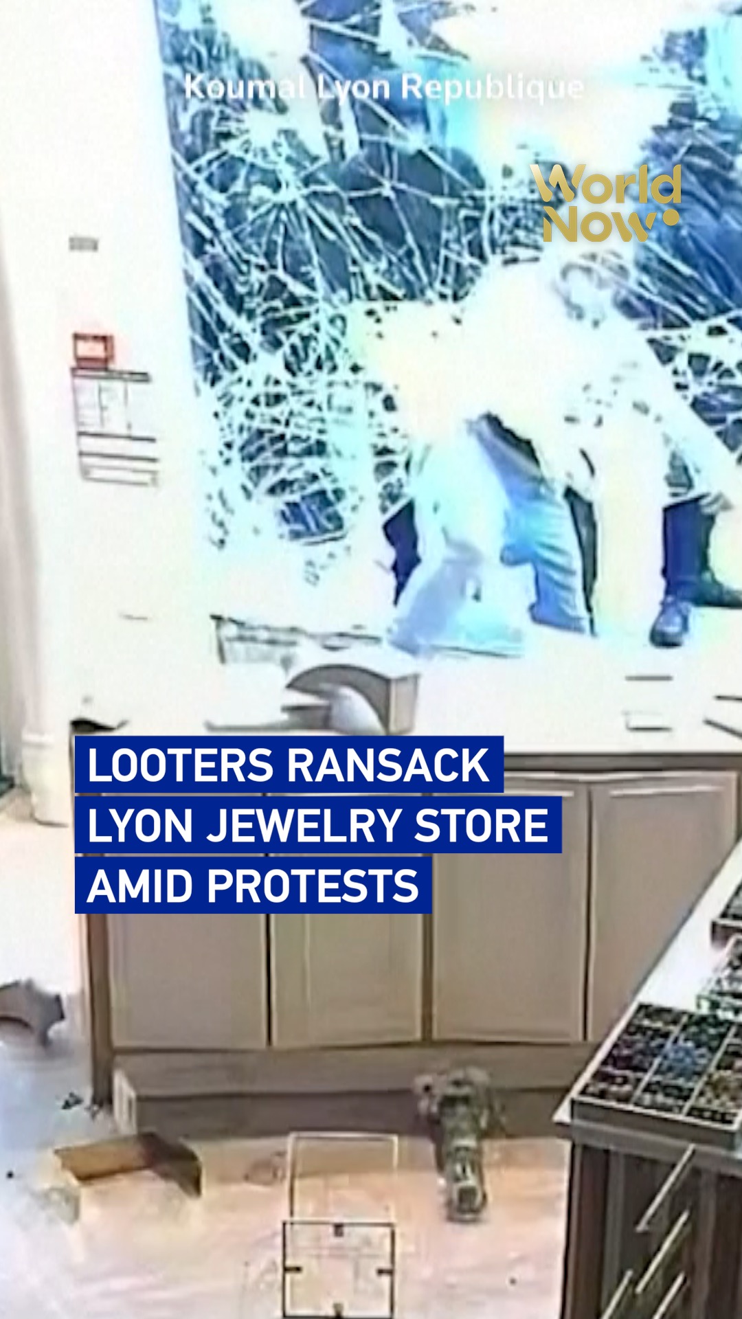 Looters ransack Lyon jewelry store amid protests