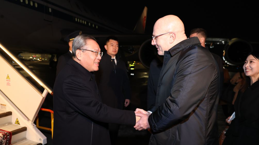 Chinese Premier Li Qiang arrives in St. Petersburg, Russia, October 20, 2026. /Xinhua