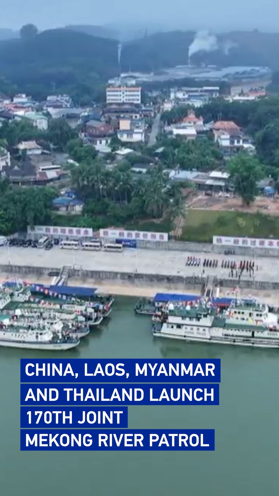 China, Laos, Myanmar and Thailand launch joint Mekong River patrol