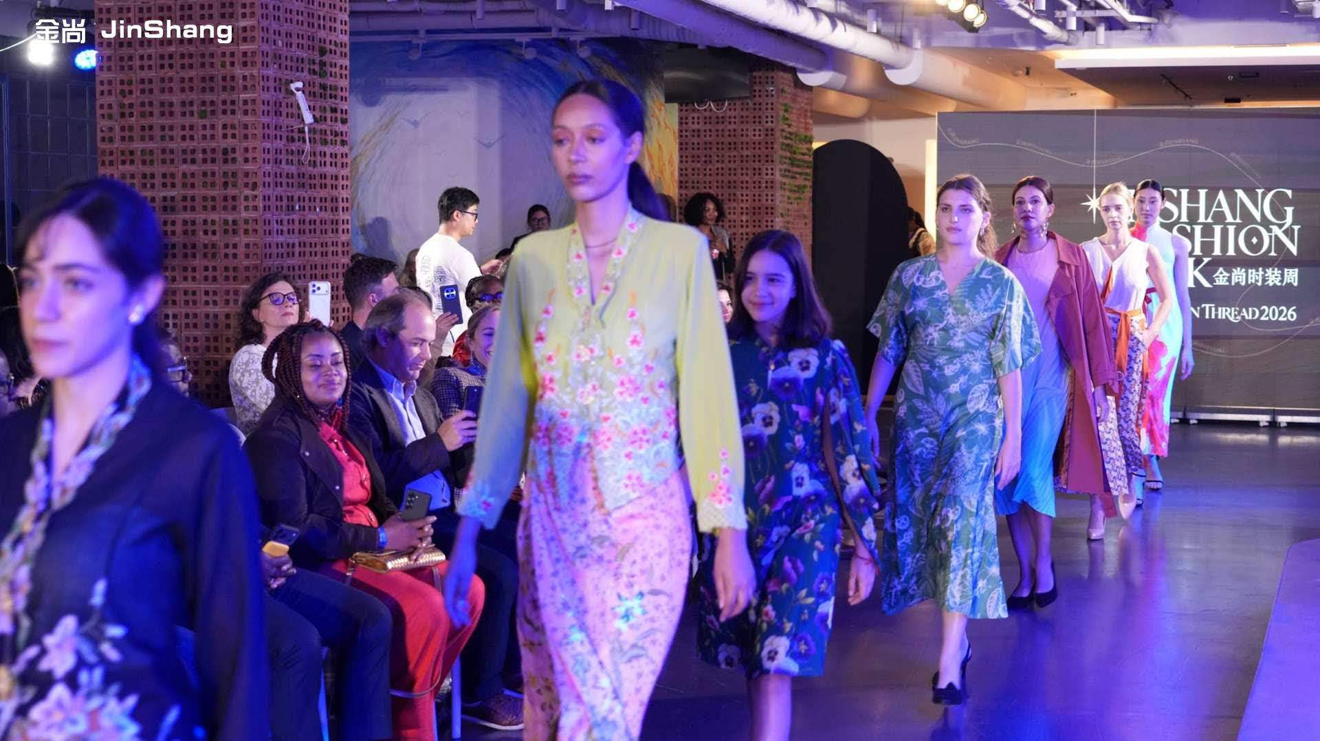 The runway showcased designs from different countries and cultures across the globe. /Jinshang