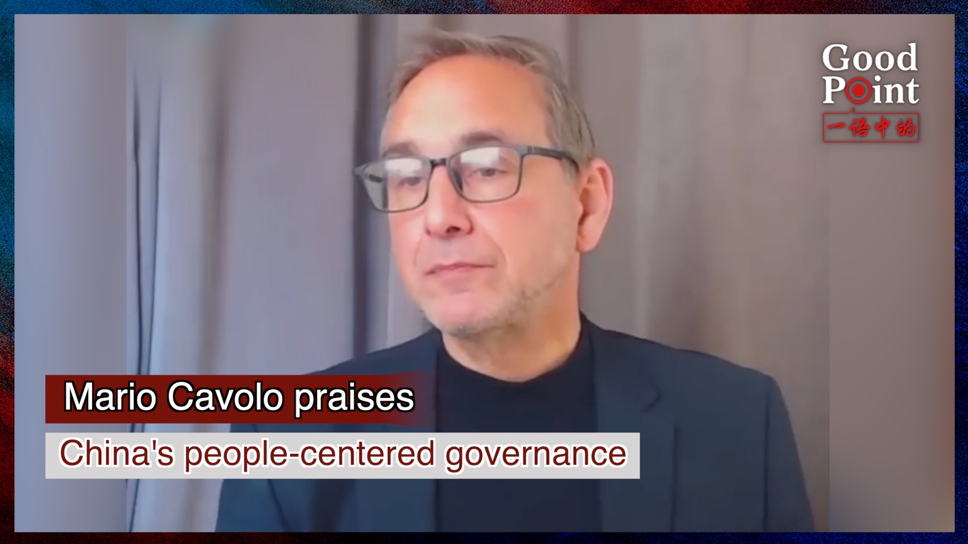 Mario Cavolo praises China's people-centered governance