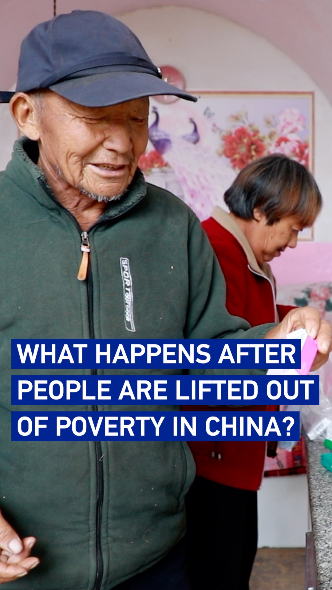What happens after people are lifted out of poverty in China?