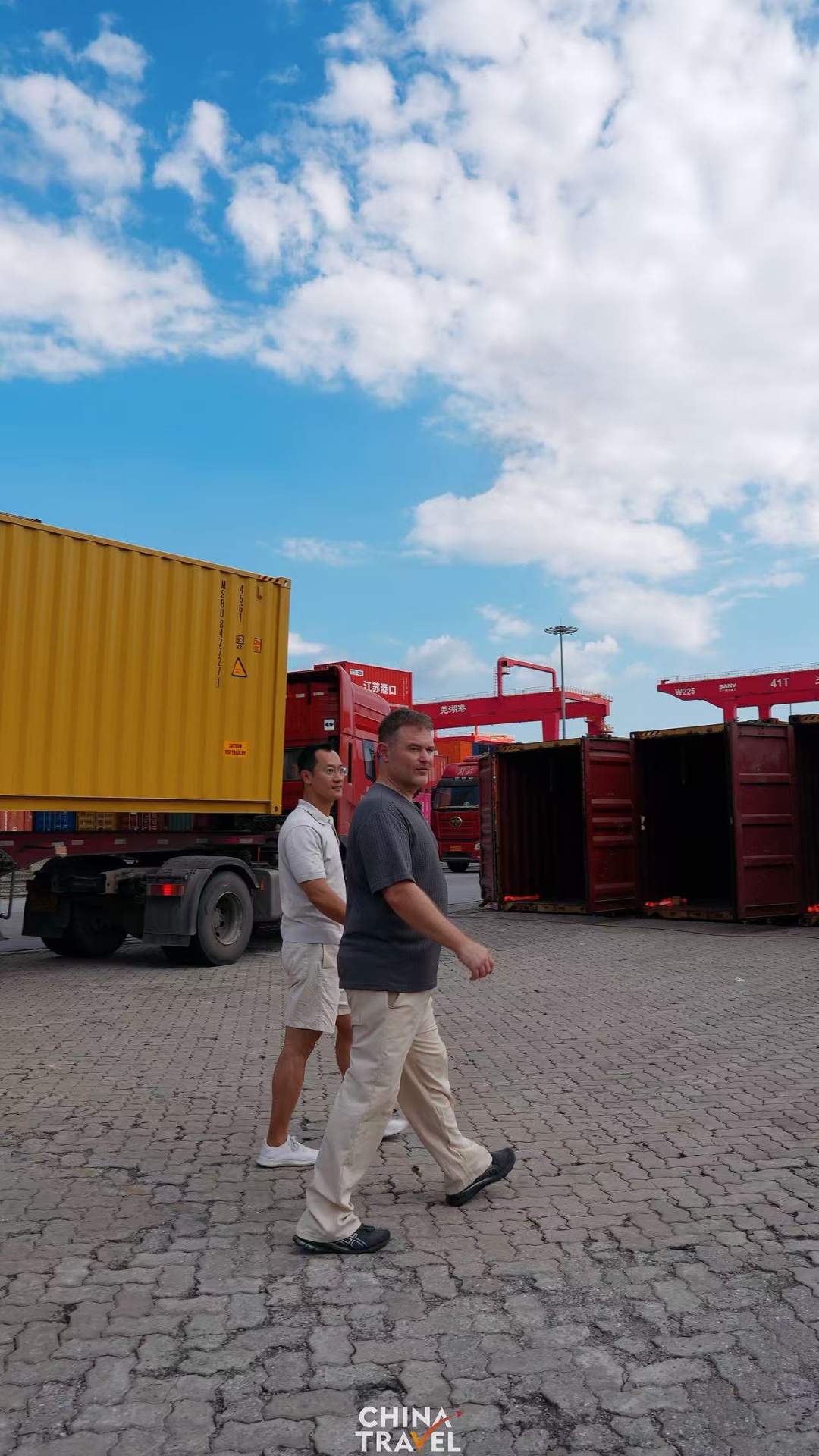 Wuhu Port in Anhui Province, China/ CGTN