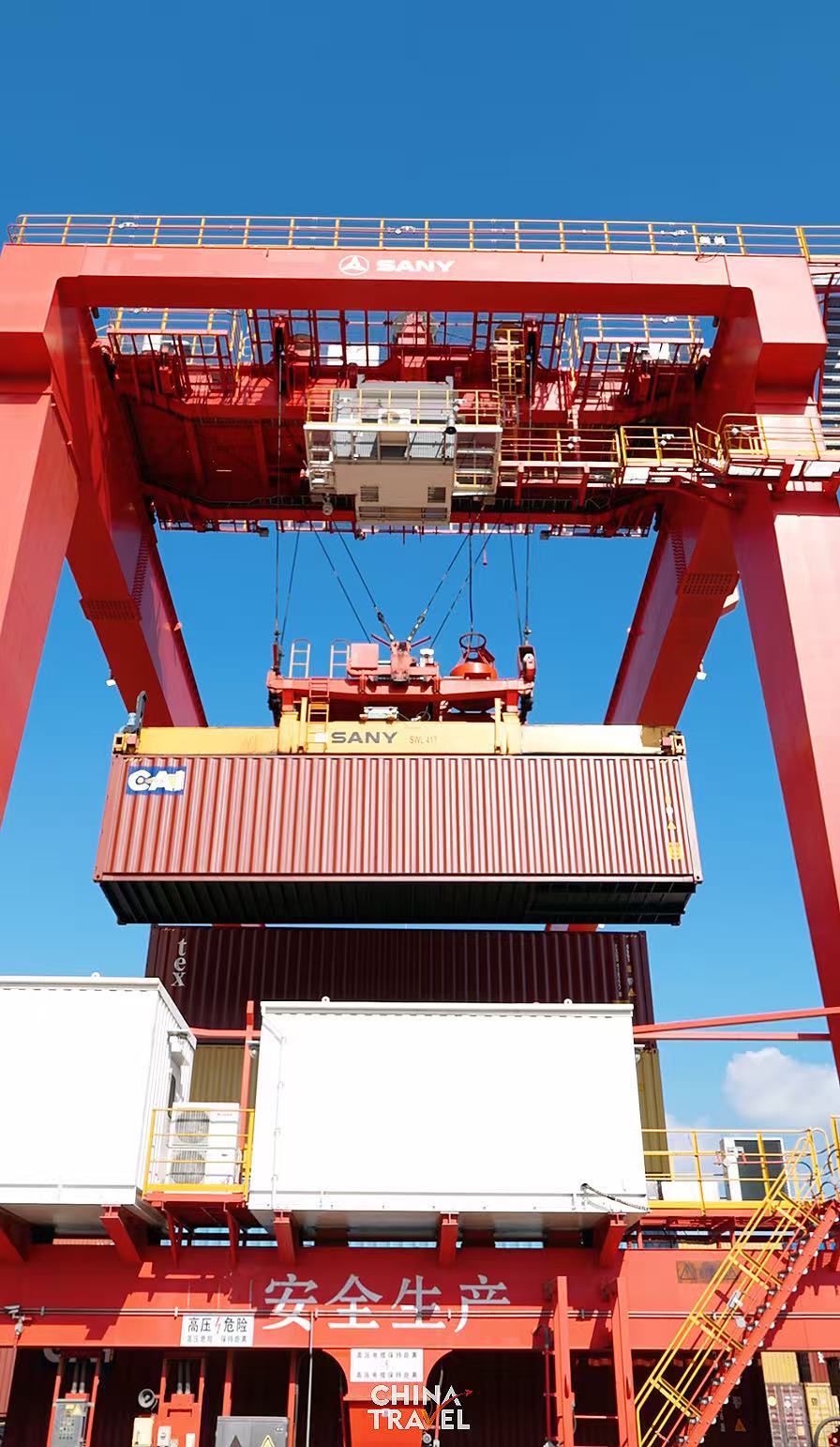 Wuhu Port in Anhui Province, China/ CGTN