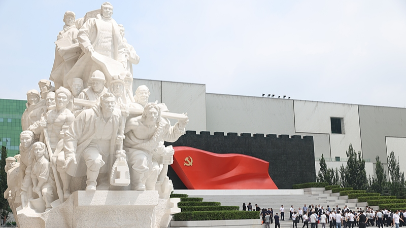 The Museum of the Communist Party of China in Beijing has become a prime visiting destination, both for locals and visitors who want to know about the history of China and the party that helmed its rise, China, July 1, 2026. /VCG