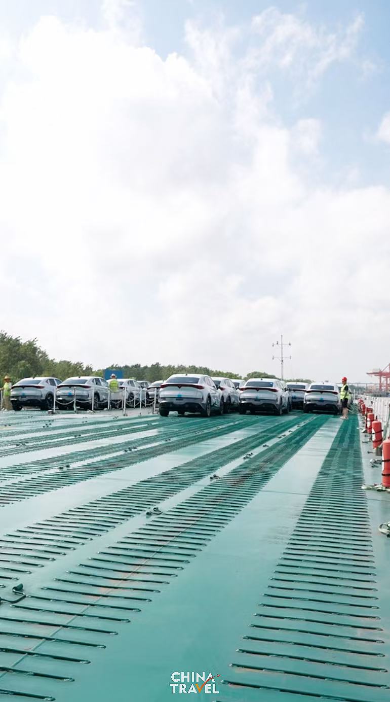 Wuhu port in Anhui, China/ CGTN